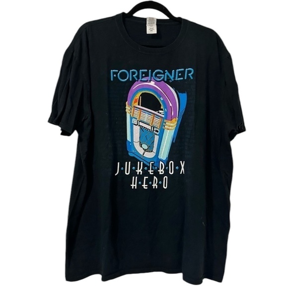 Foreigner Jukebox Hero Graphic Tee - Picture 1 of 5